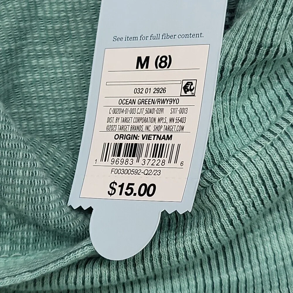 Cat & Jack Girls' Long Sleeves Pullover Hoodie Green Size Medium 8